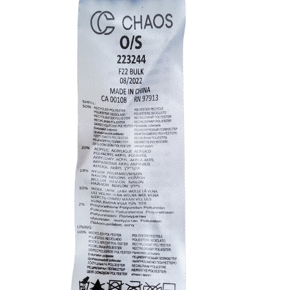 CHAOS Warm Winter Snow Hat - Picture 9 of 12